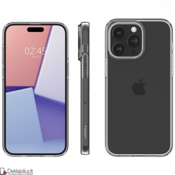 Spigen Liquid Crystal dėklas - permatomas (Apple Iphone 15 Pro Max) Spigen Liquid Crystal dėklas - permatomas (Apple Iphone 15 Pro Max)